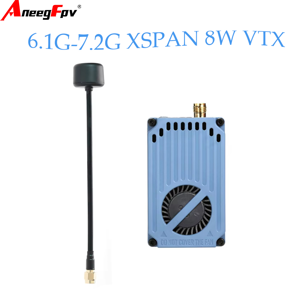 Vtx Video Transmitter - RUSHFPV 6.1‑7.2G 8W X61728 VTX Video