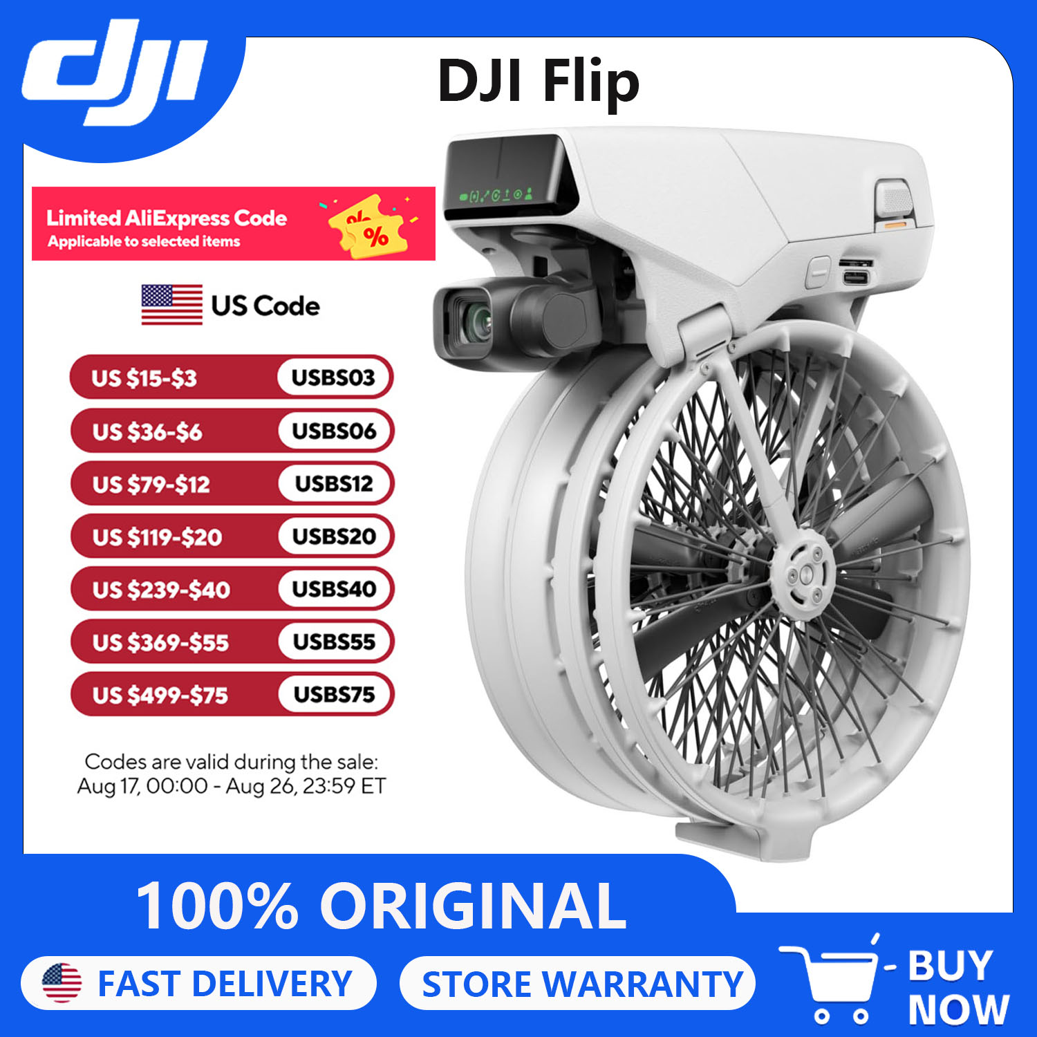 Drone Top Rc - Refurbished DJI Drones Flip Fly With