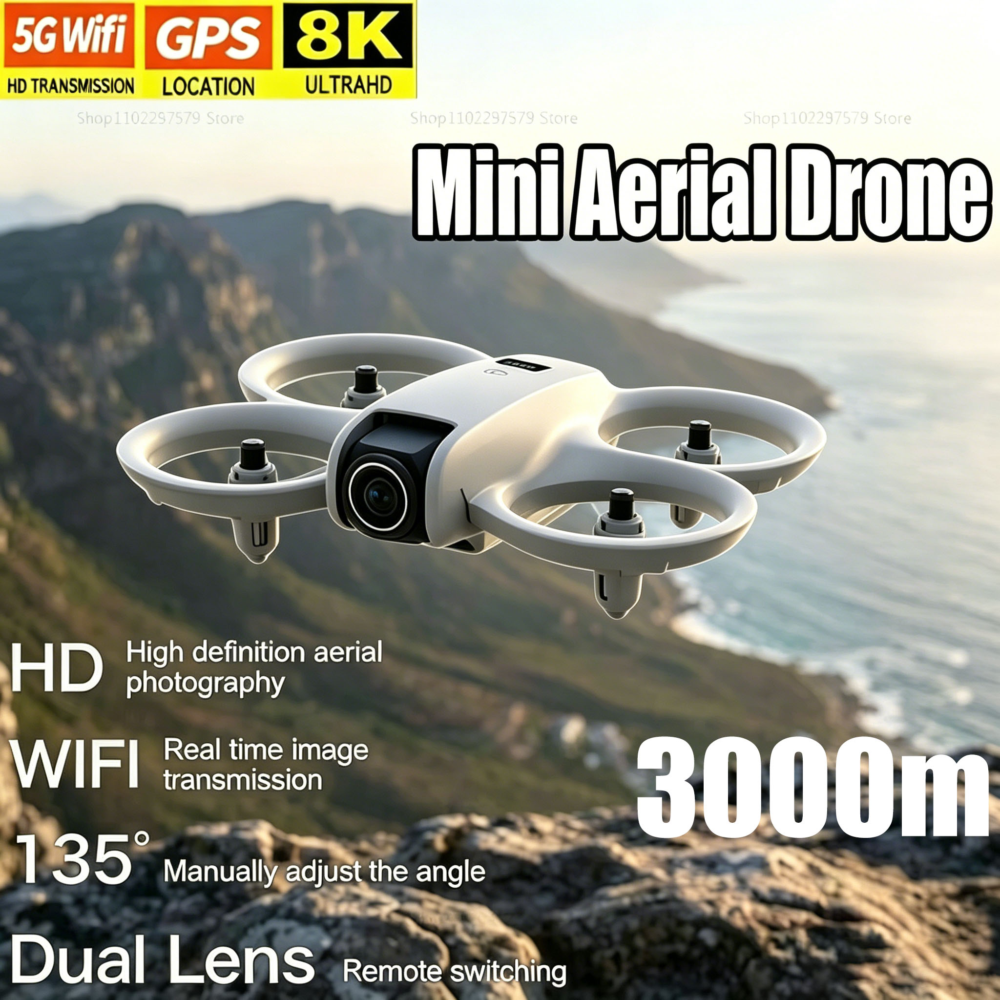 Drone Rc Harness - Mini Drone with 8K HD Camera