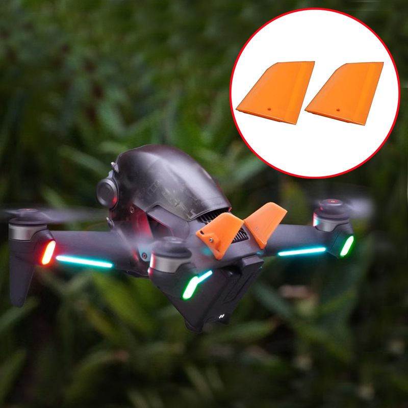 3D Printed Drone Part - Vertical Tail Wing Aerodynamic Flight Rear