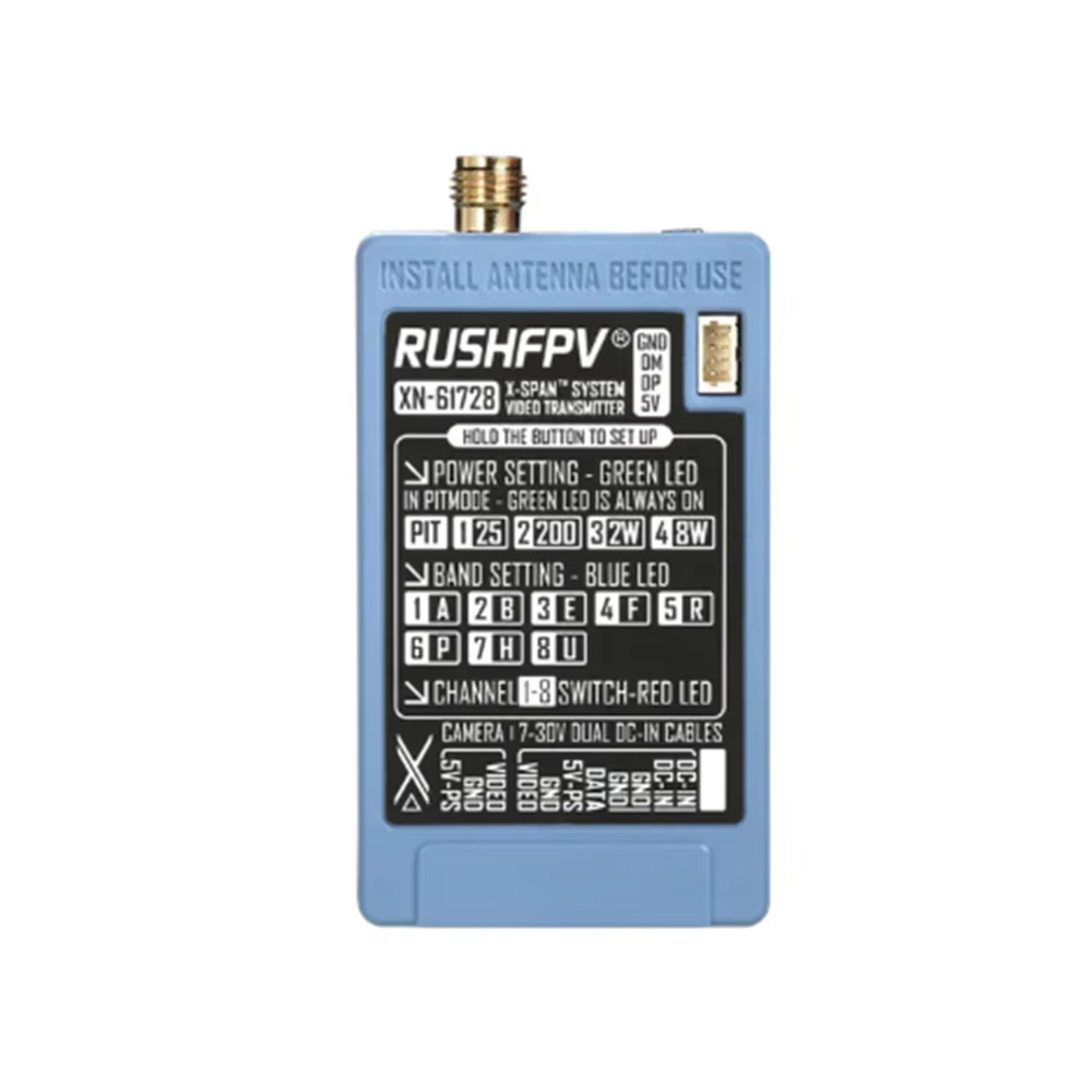 RUSHFPV 6.1‑7.2G 8W X61728 VTX - Vtx Video Transmitter review and price
