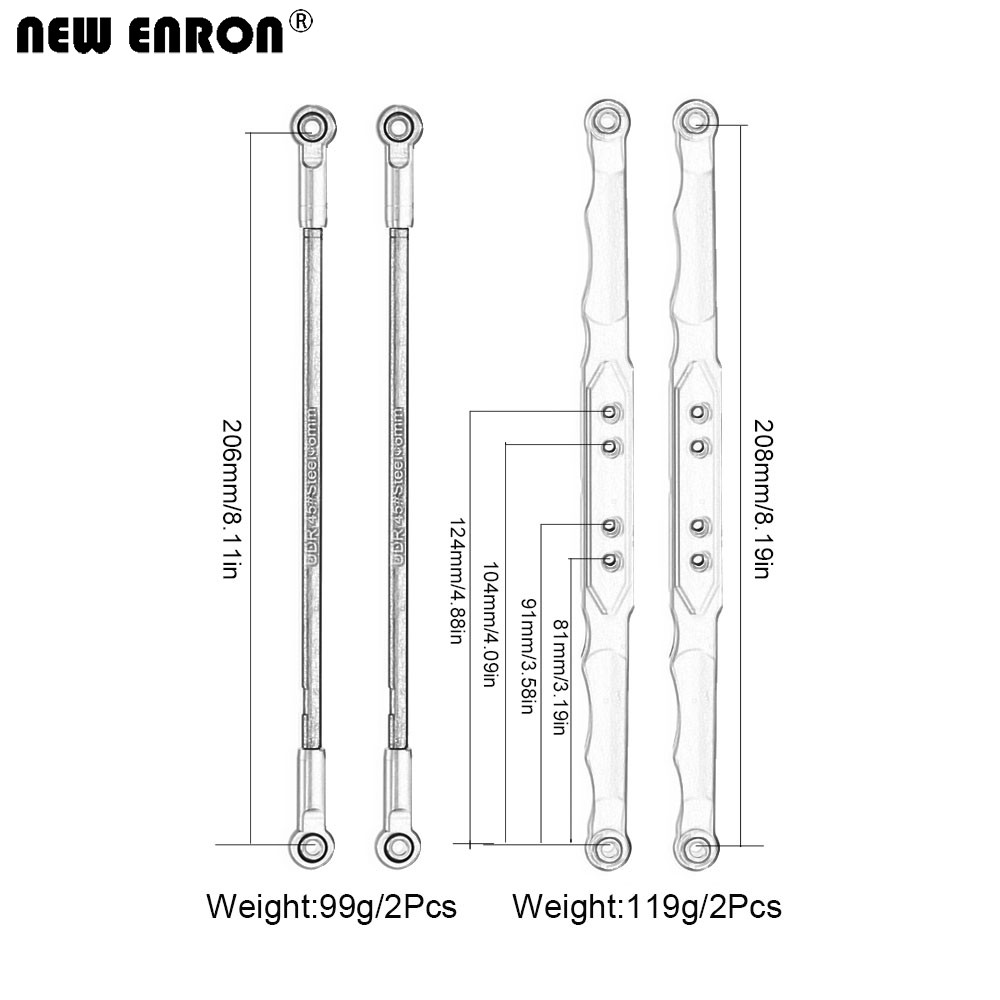 NEW ENRON Aluminum Alloy Rear  - Rc Suspension Arm review and price