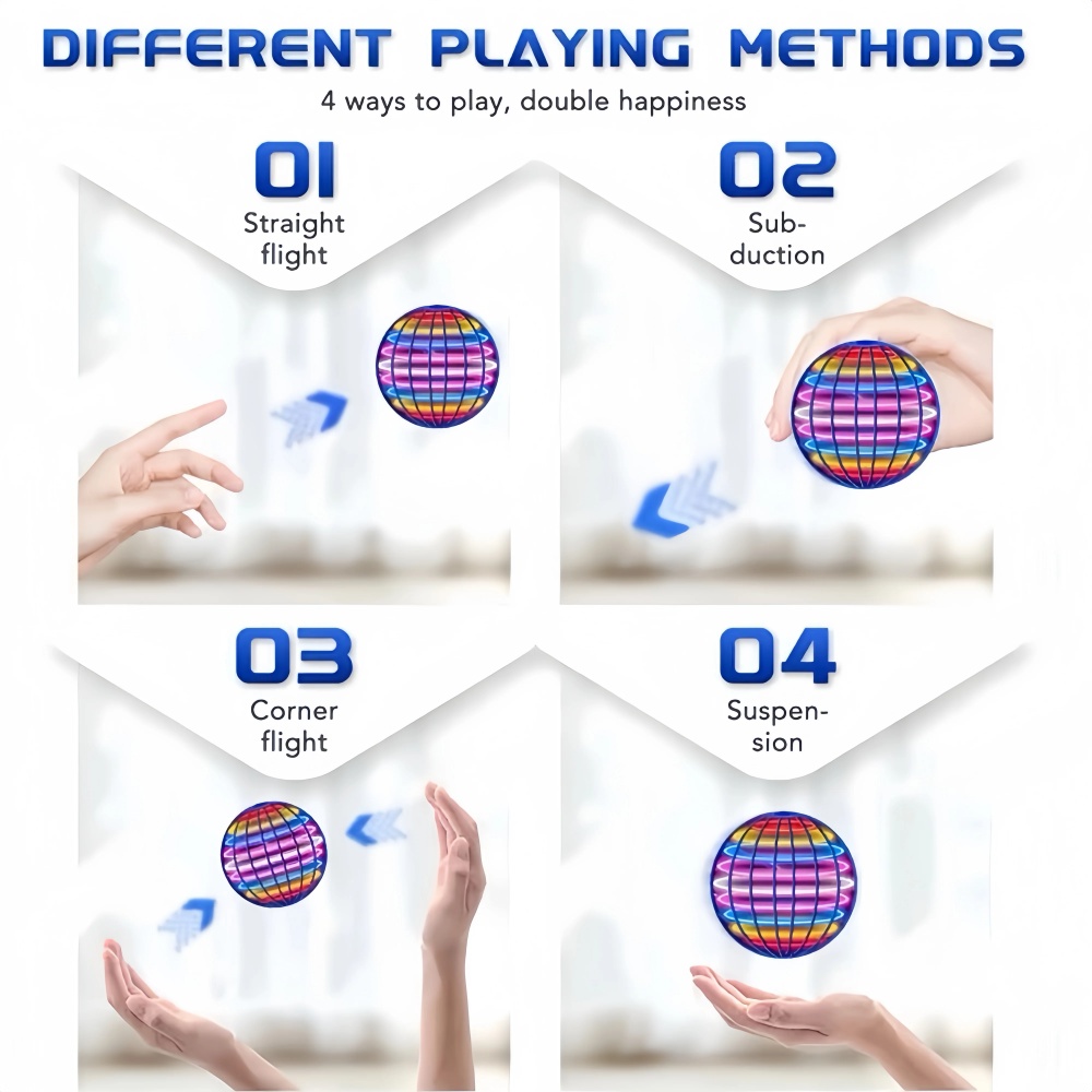 Flying Orb Boomerang Ball LED  - Drone Rc Team City review and price