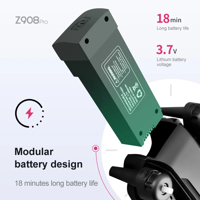 Z908 Pro Max Dron Battery 3.7V - Dron Rc Quadcopter review and price