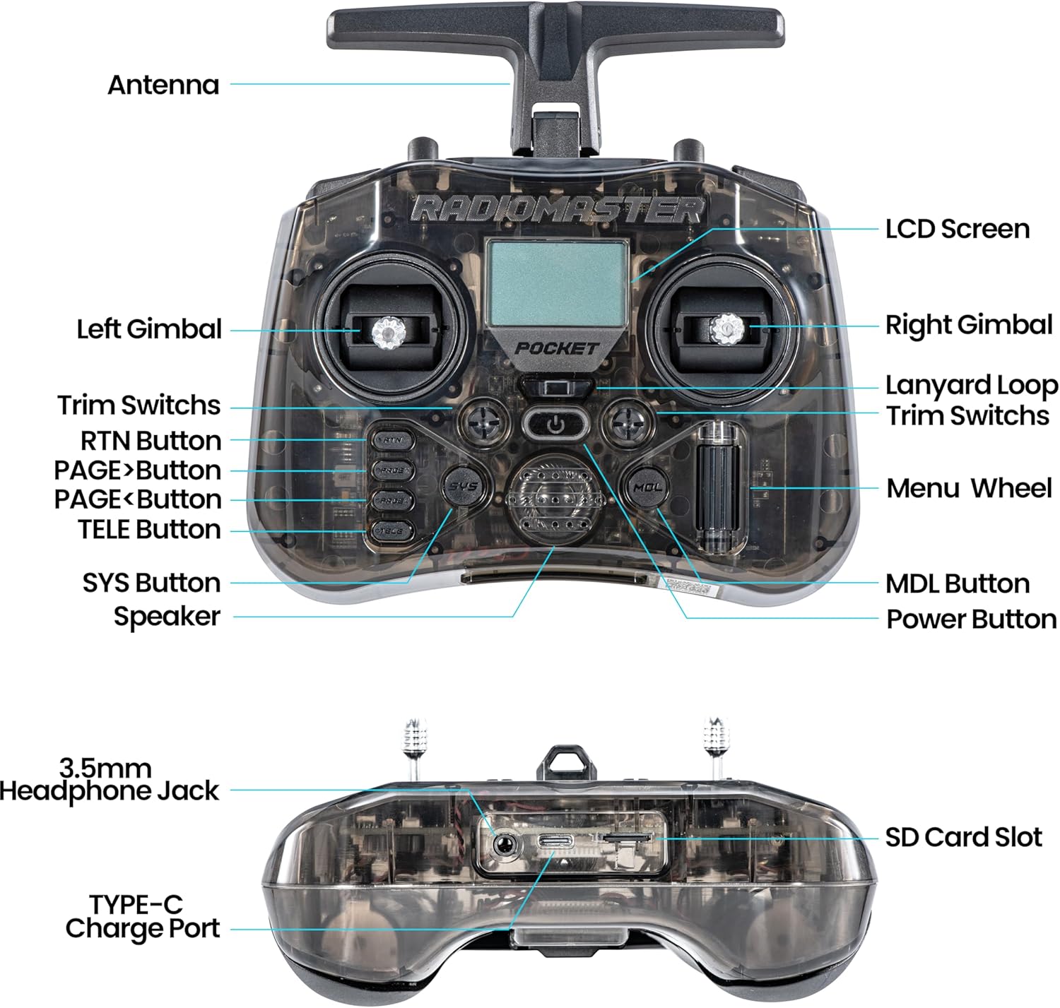 RadioMaster POCKET P16 2.4G Ra - Joystick Rc Drone review and price