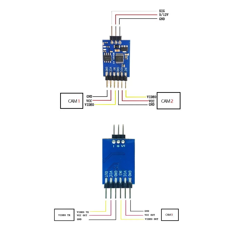 5.8G 3 Channel Video Switcher  - Drone Rc Control review and price