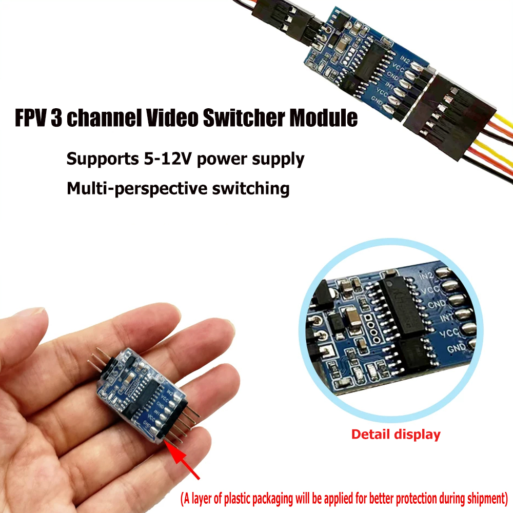 5.8G 3 Channel Video Switcher  - Drone Rc Control review and price