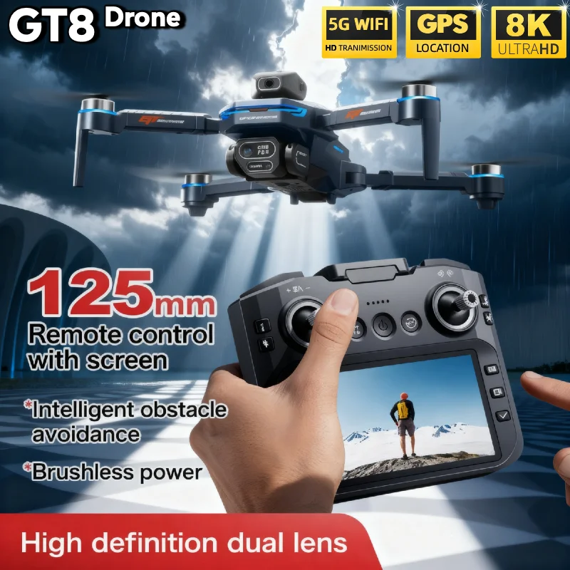 HOT For LSRC GT8 Drone 4K Prof - Rc Drone E88 review and price