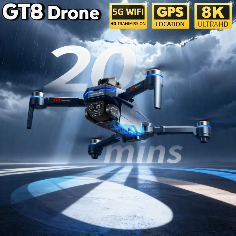 HOT For LSRC GT8 Drone 4K Prof - Rc Drone E88 review and price