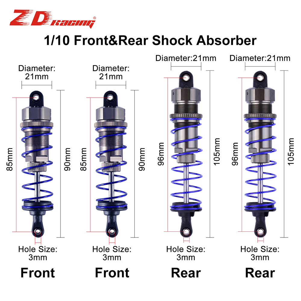 2Pcs ZD Racing 105mm Front Rae - Rc Suspension Arm review and price