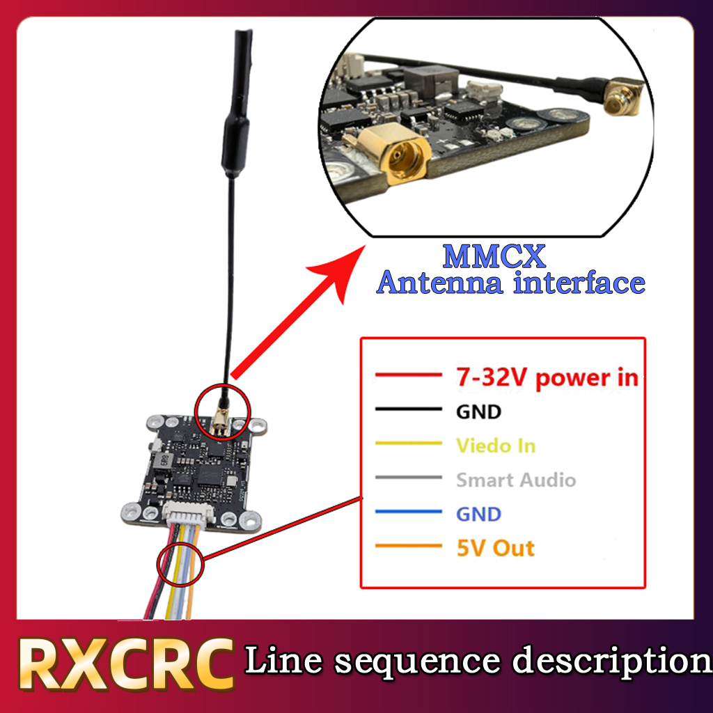 RXCRC 5.8G Module 48CH 1.6W VT - Rc Transmitter review and price