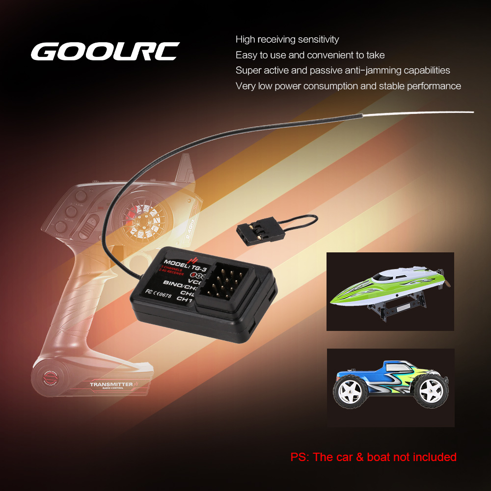 GoolRC TG-3 2.4G 3CH RC Car Bo - Joystick Rc Drone review and price