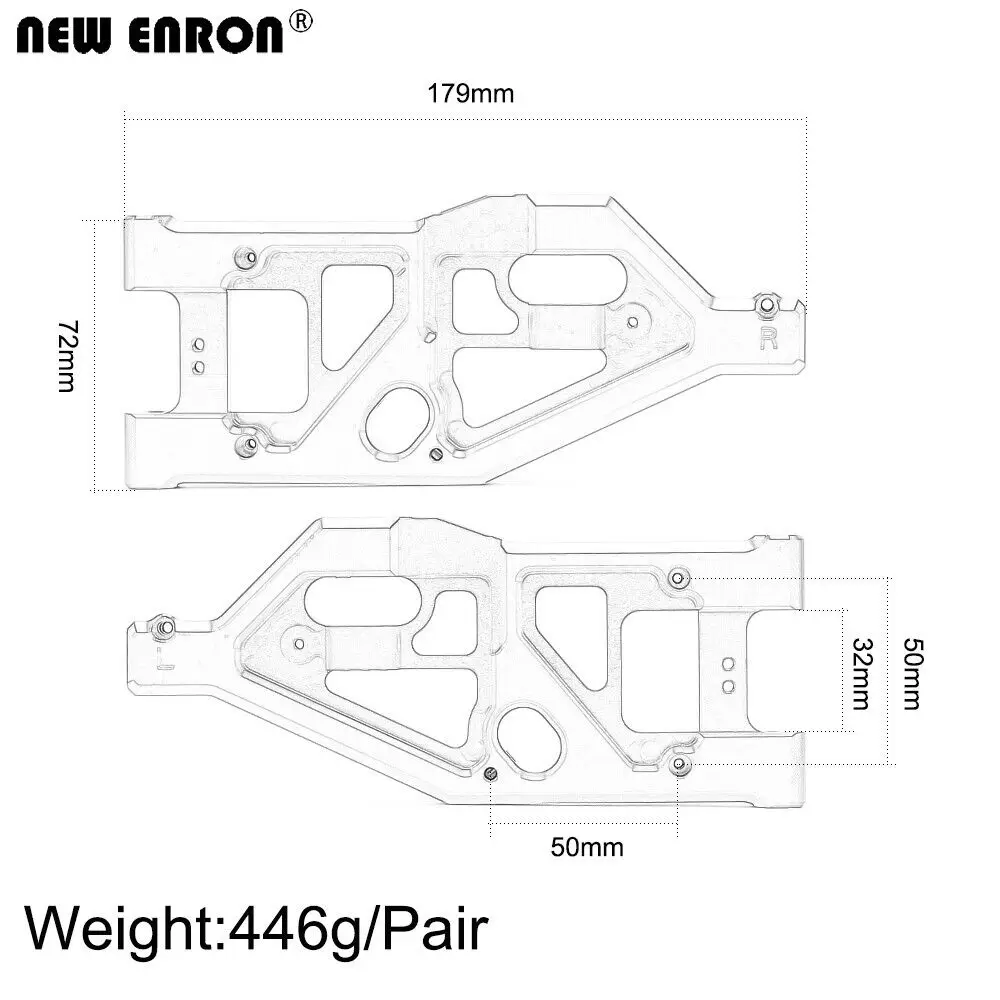 NEW ENRON Aluminium 6061 Front - Rc Suspension Arm review and price