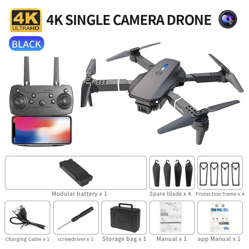 E88 ProIntelligent Folding Dro - Drone Rc Team City review and price