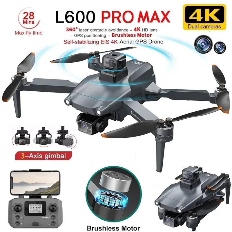 L600 PRO MAX GPS Drone Profess - Drone Rc Team City review and price
