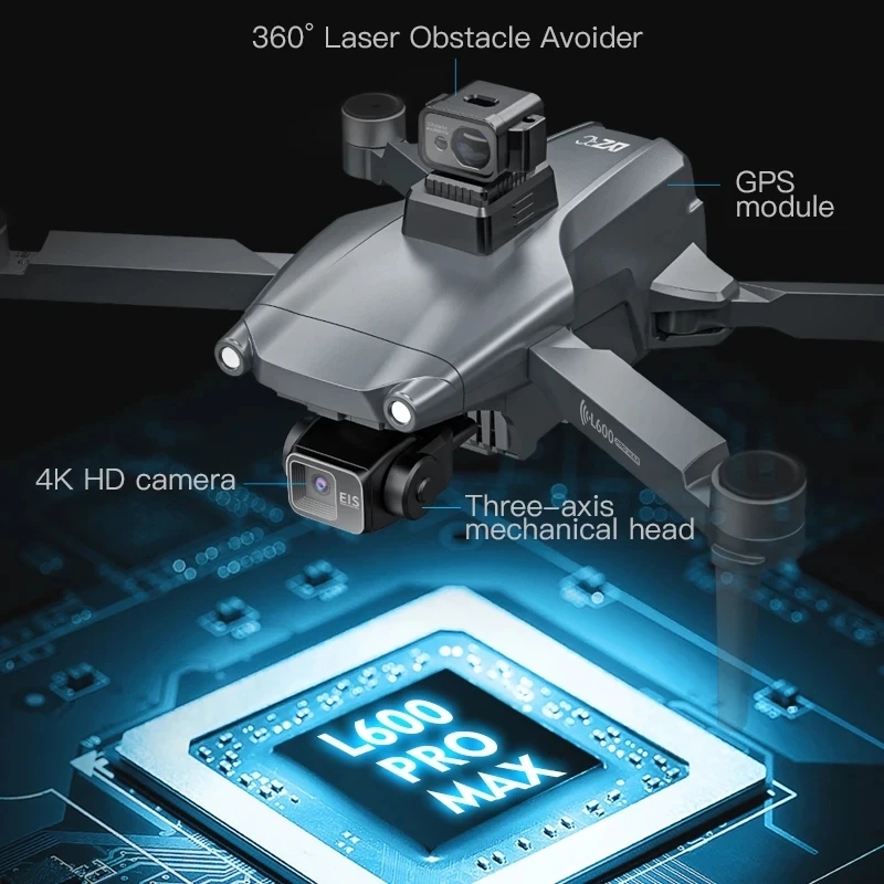 L600 PRO MAX GPS Drone Profess - Drone Rc Team City review and price
