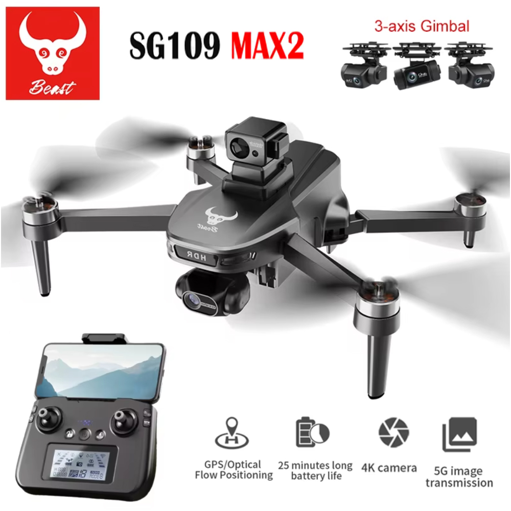 SG109 MAX2 Professional FPV 8K - Dron Rc Quadcopter review and price