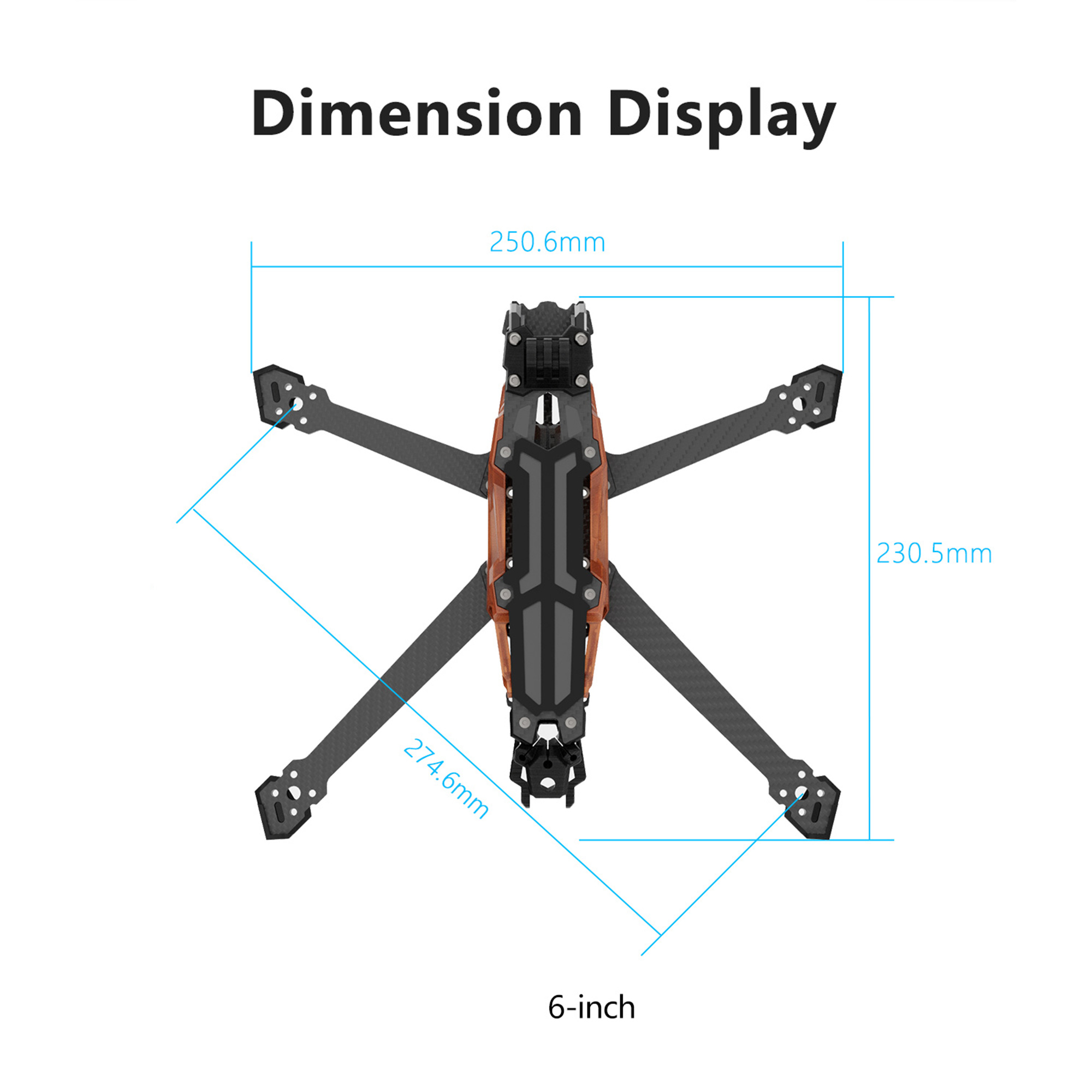GEPRC GEP-Vapor-D5 D6 O4 Pro C - Drone Frame 5 Inch review and price