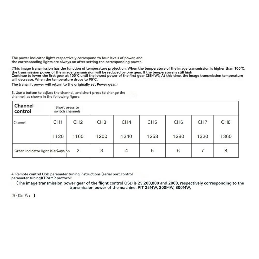 AS96-1.2G 2W VTX 8CH 2000Mw FP - Vtx Video Transmitter review and price