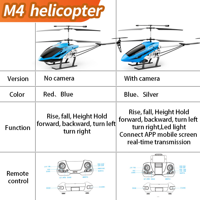 M4 Large Rc Helicopter Remote  - Drone Rc Team City review and price